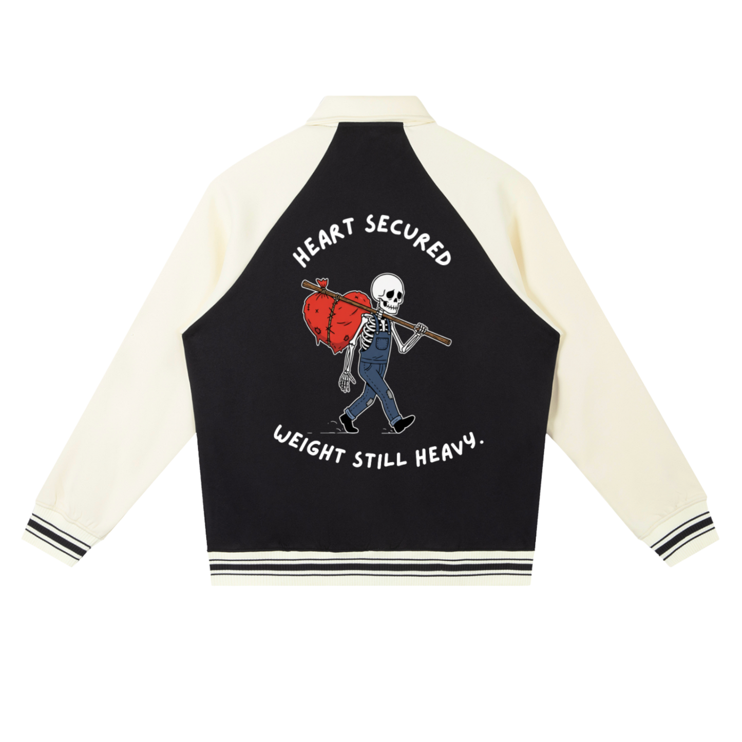 HEART SECURED BASEBALL JACKET